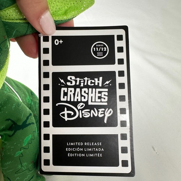 NWT Disney Stitch Crashes Peter Pan Tinkerbell Plush Limited 11 Of 12! - Picture 8 of 8